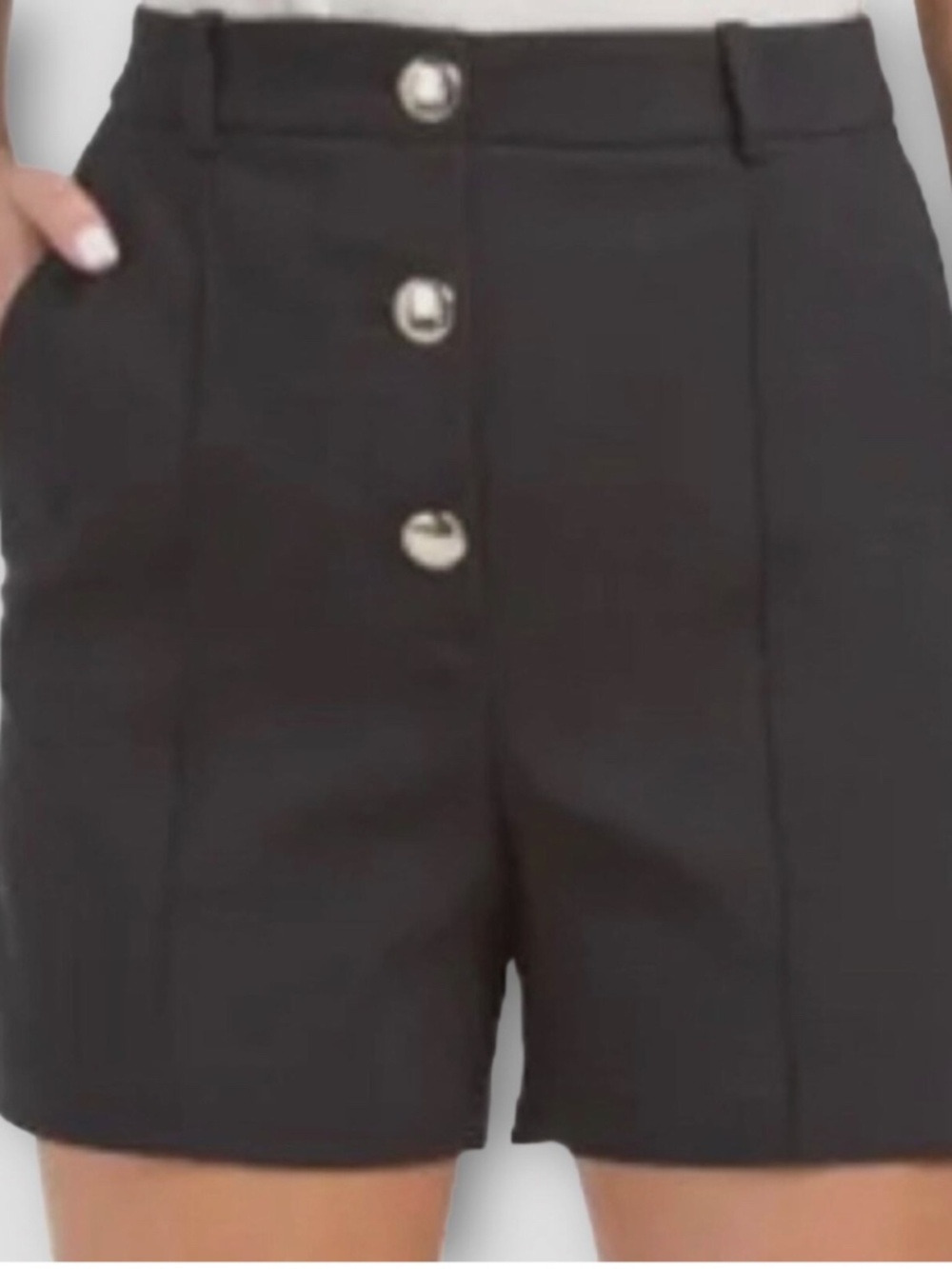 Zara High Waisted Sailor Shorts. Size XL